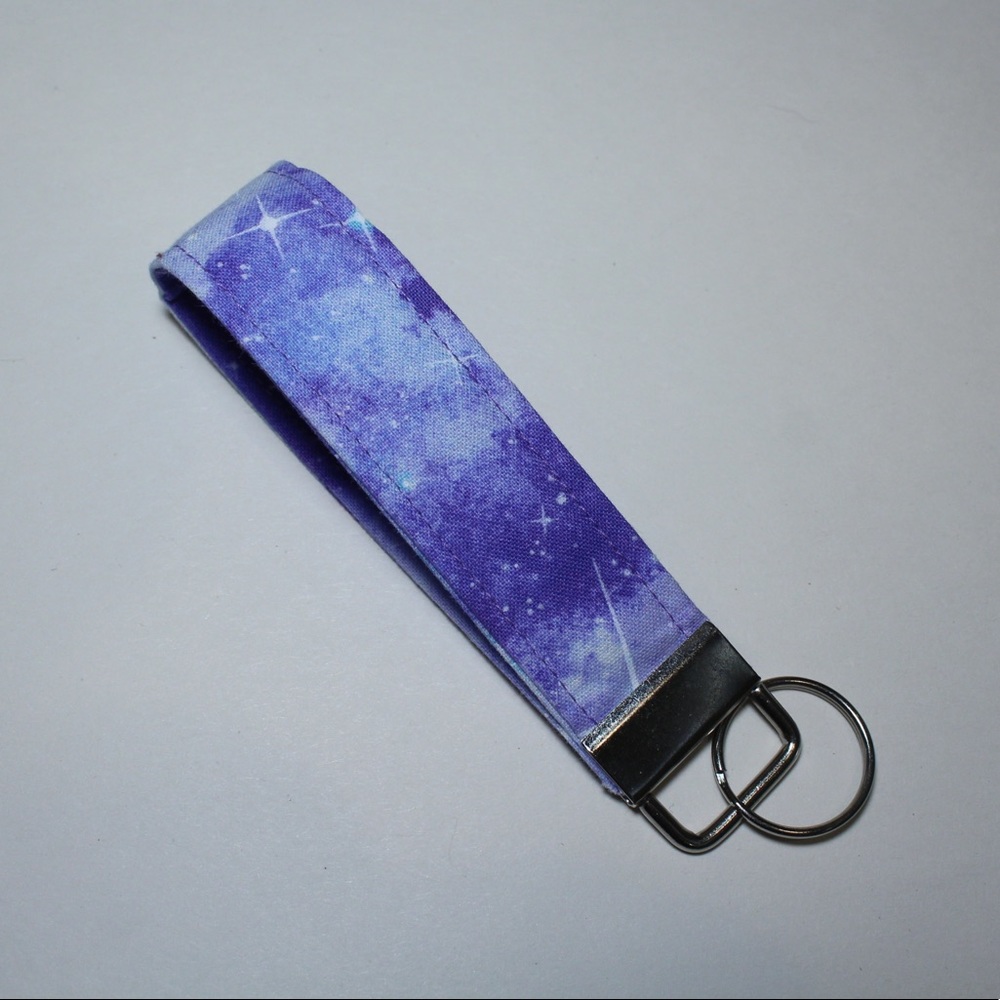 Purple Star Galaxy mini Key Chain | key lanyard